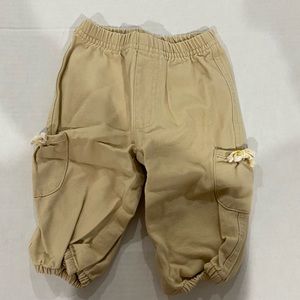 Old Navy baby girl khaki cargo pants size 6-12 months